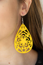 Load image into Gallery viewer, MARINE EDEN YELLOW PAPARAZZI EARRINGS