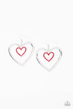 Load image into Gallery viewer, HEART CANDY COUTURE RED - PAPARAZZI ACCESSORIES