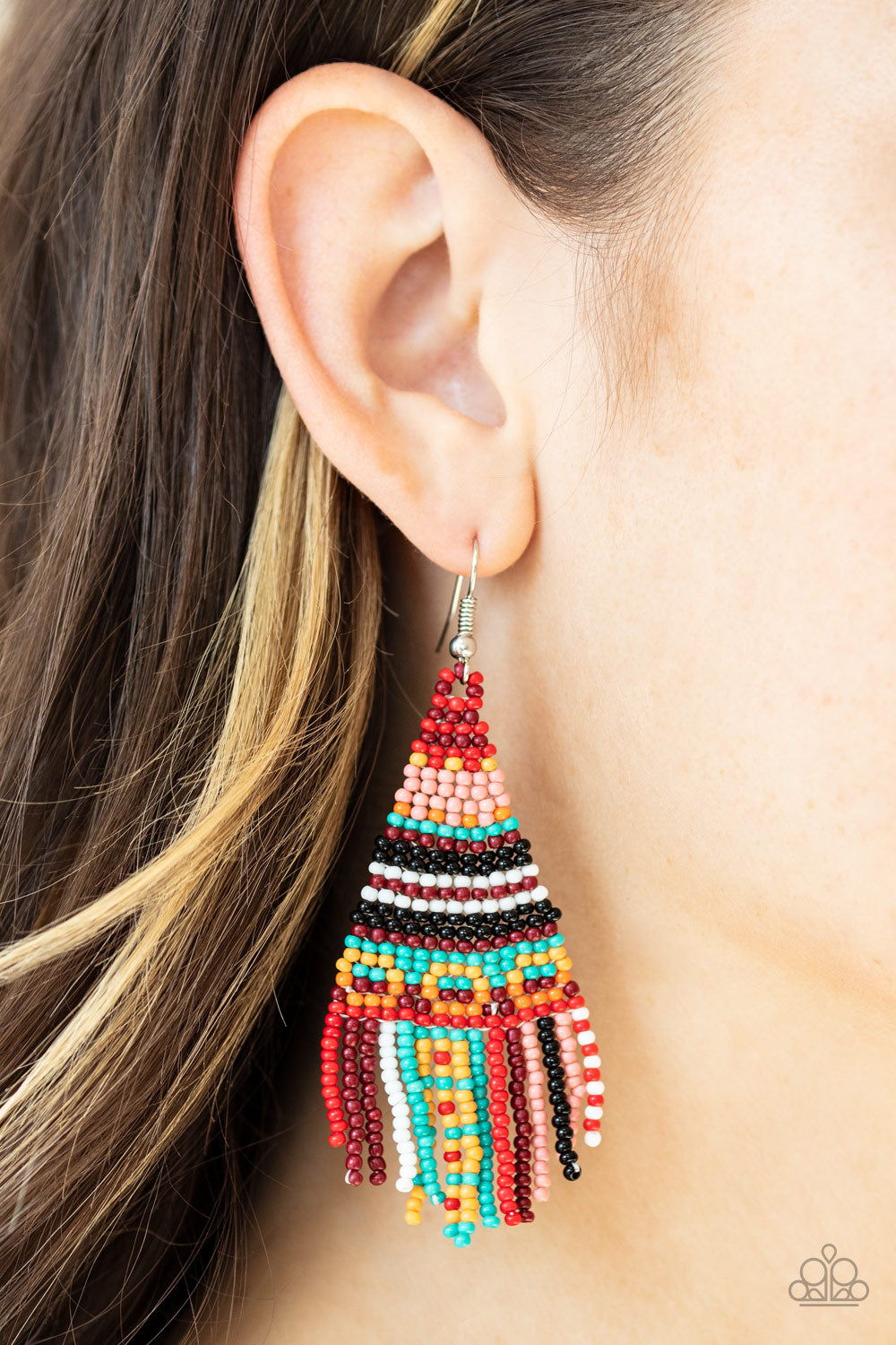 BEADED BOHEMIAN RED - PAPARAZZI ACCESSORIES