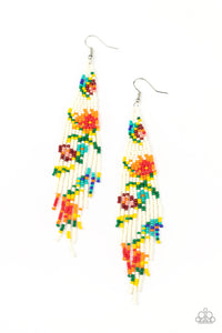 BEADED GARDENS WHITE - PAPARAZZI ACCESSORIES