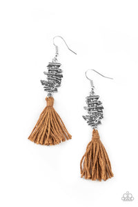 TIKI TASSEL Brown- PAPARAZZI ACCESSORIES